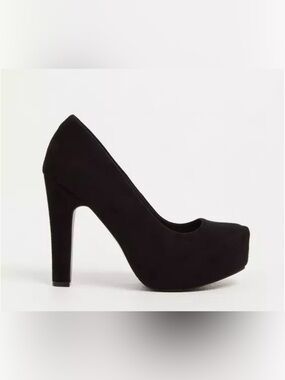 Torrid Black Platform High Heel Pumps Shoes size 9WW